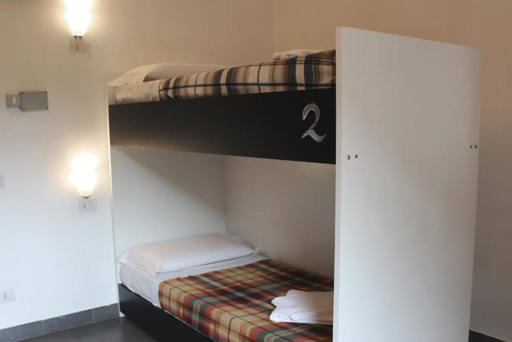 Двухместный (Бюджетный двухместный номер с 2 отдельными кроватями) хостела New Generation Hostel Urban Brera, Милан