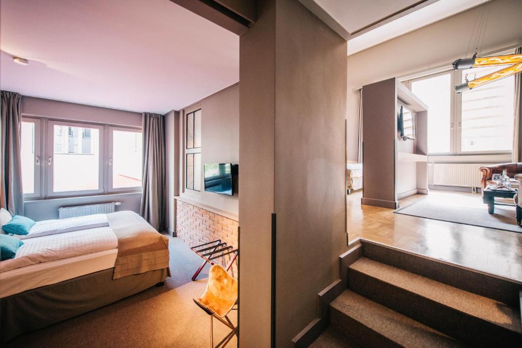 Сьюит (Loft Suite (4 adults) with two bedrooms), Baltazár Budapest