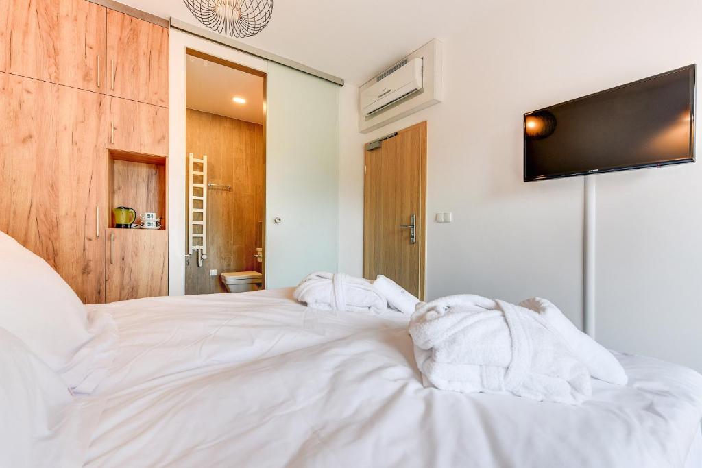 Двухместный (Двухместный номер с 1 кроватью или 2 отдельными кроватями) апарт-отеля Baltic Sands - Aparthotel, Хель