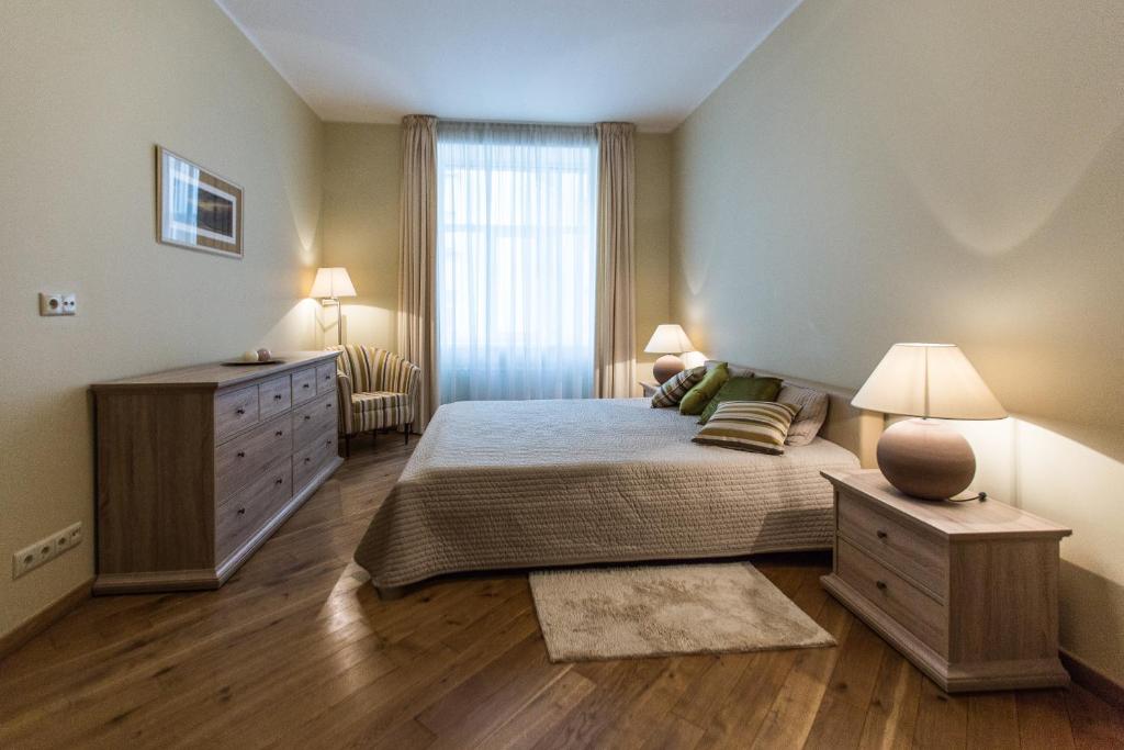 Апартаменты (Апартаменты с 2 спальнями и балконом), Riga Lux Apartments - Ernesta