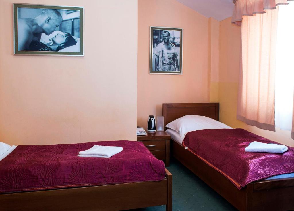 Двухместный (Двухместный номер с 2 отдельными кроватями) отеля Film Hotel, Братислава