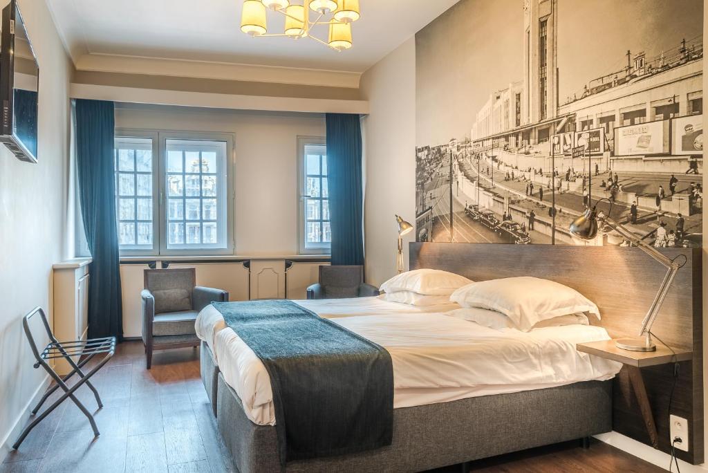 Двухместный (Двухместный номер с 1 кроватью и окном) отеля Résidence Le Quinze Grand Place Brussels, Брюссель