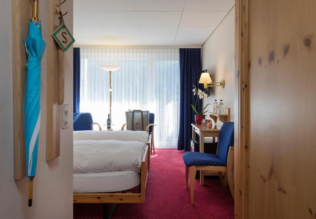 Двухместный (Бюджетный двухместный номер с 1 кроватью) отеля Sunstar Alpine Hotel Arosa, Ароза