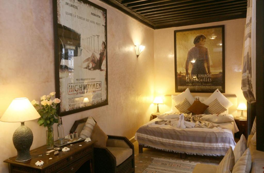 Двухместный (Улучшенный двухместный номер с 1 кроватью - Для некурящих) отеля Riad Anjar, Марракеш
