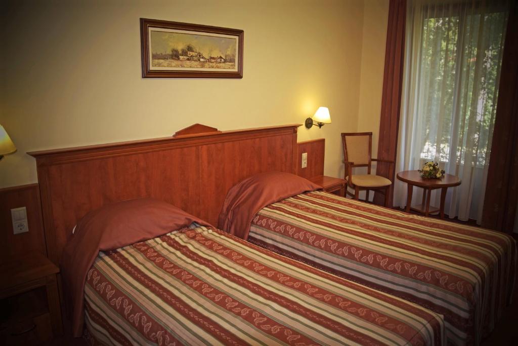 Двухместный (Улучшенный двухместный номер с 2 отдельными кроватями — Для некурящих) отеля Geréby Kúria Hotel és Lovasudvar, Кечкемет