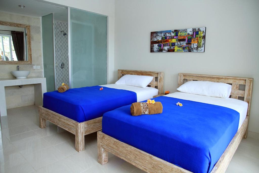 Двухместный (Двухместный номер Делюкс с 1 кроватью или 2 отдельными кроватями и видом на бассейн) гостевого дома Asung Guesthouse, Чангу
