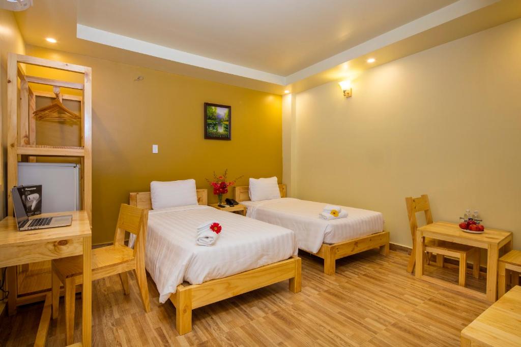 Двухместный (Двухместный номер с 2 отдельными кроватями) отеля Lucky Phu Quoc Hotel, Дуонг-Донг