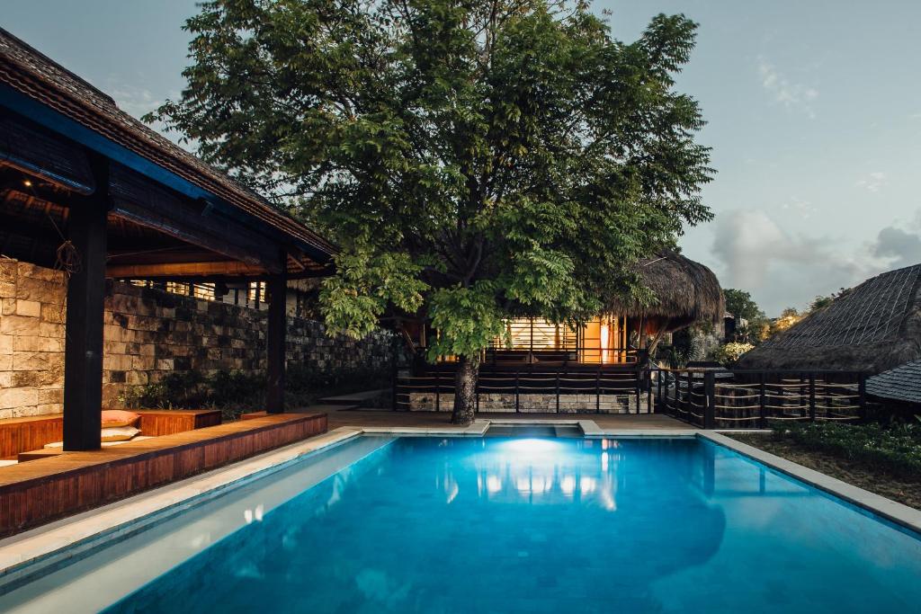 Вилла (Вилла «Джуранг» с 2 спальнями и видом на океан) курортного отеля Suarga Padang Padang, Улувату