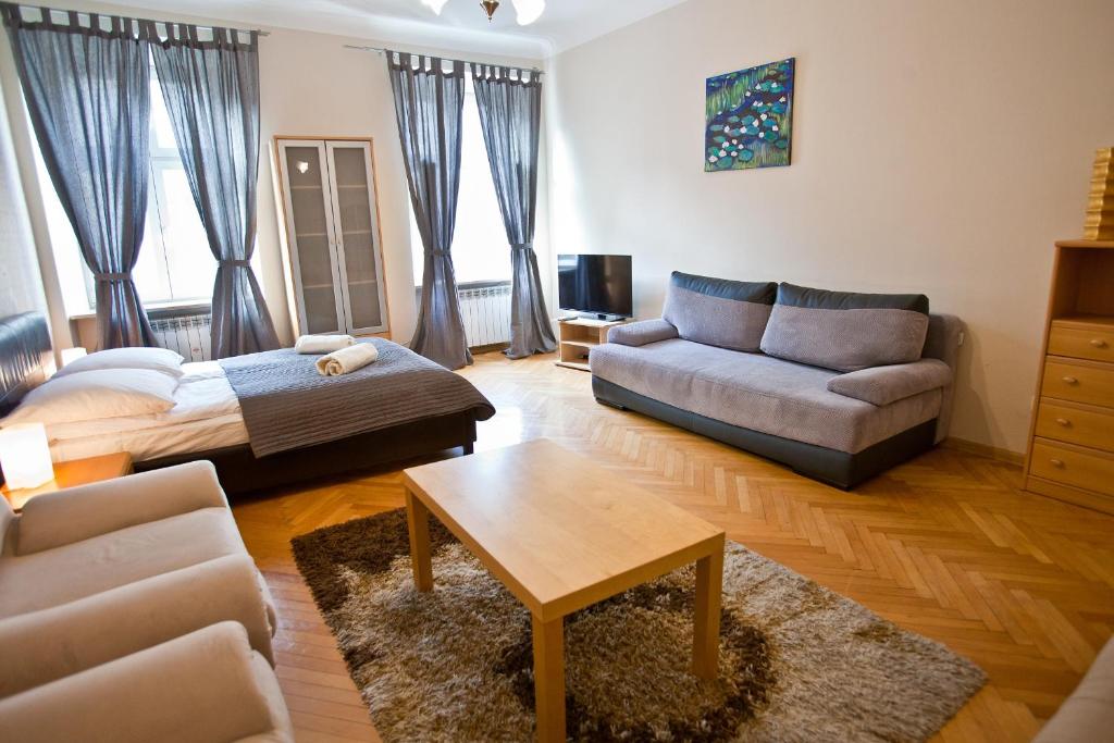 Апартаменты (Апартаменты с 1 спальней (для 4 взрослых)) апартамента P&J Apartamenty Grodzka, Краков