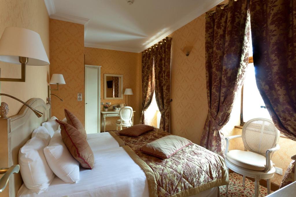 Двухместный (Двухместный номер с 2 отдельными кроватями) отеля Auberge Saint Pierre, Мон-сен-Мишель