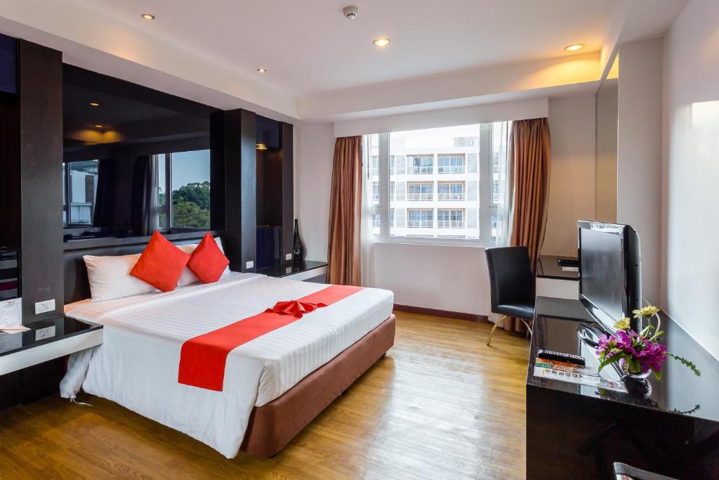 Двухместный (Номер Делюкс с кроватью размера «king-size») отеля Nova Platinum, Паттайя