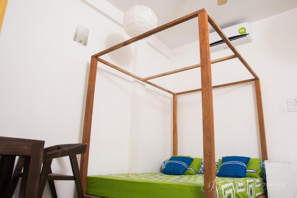 Двухместный (Двухместный номер Делюкс с 1 кроватью) гостевого дома Cheeky Monkey Surf Camp, Мидигама Запад