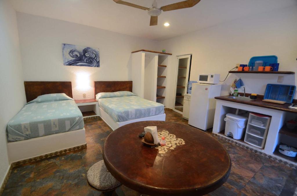 Апартаменты (Апартаменты (для 3 взрослых)) отеля Bungalows VillArena, Акапулько-де-Хуарес