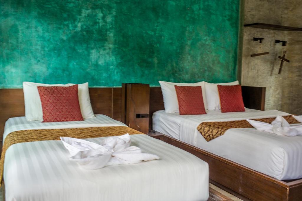 Двухместный (Двухместный номер Делюкс с 1 кроватью или 2 отдельными кроватями) курортного отеля Silver Sand Koh Tao, Ко Тао