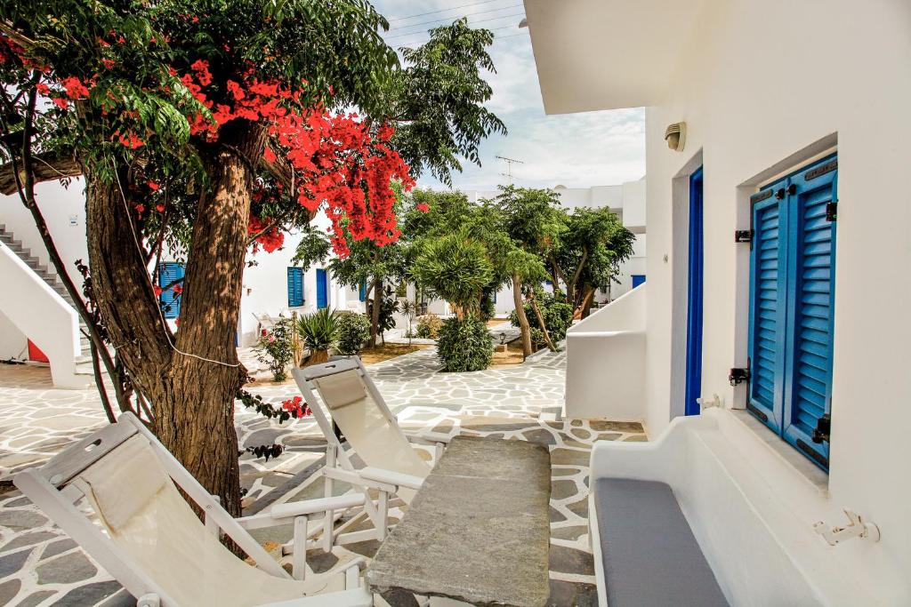 Двухместный (Двухместный номер с 1 кроватью, вид на сад) отеля Acrogiali Hotel, Платис Ялос, Эгейские острова