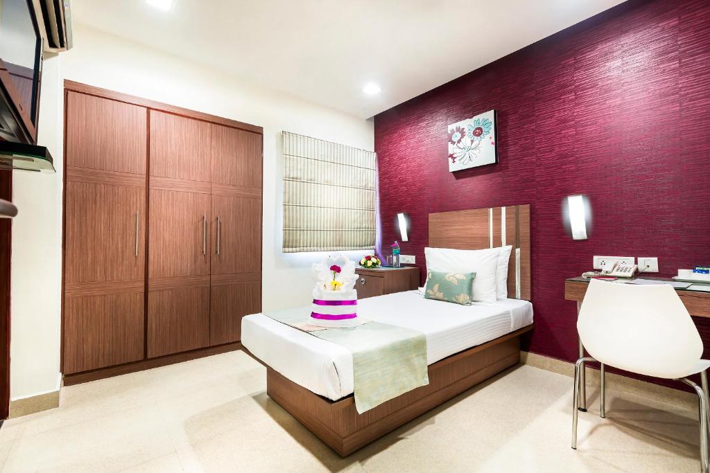 Одноместный (Стандартный одноместный номер) апарт-отеля The Lotus Apartment Hotel, Venkatraman Street, Ченнаи