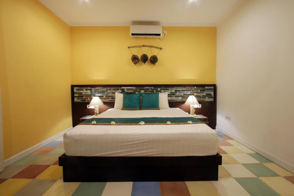 Двухместный (Предложение STAYCATION в улучшенном двухместном номере с 1 кроватью) парк-отеля Green Bird Villa, Убуд