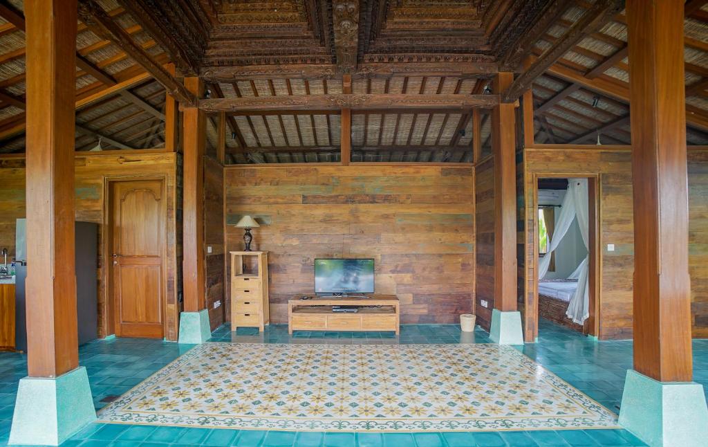 Вилла (Вилла с 2 спальнями и собственным бассейном, вид на рисовое поле), Sandana Ubud Villa