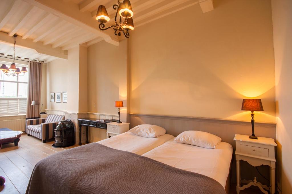 Двухместный (Двухместный номер Делюкс (на 1 этаже)), Auberge de Campveerse Toren