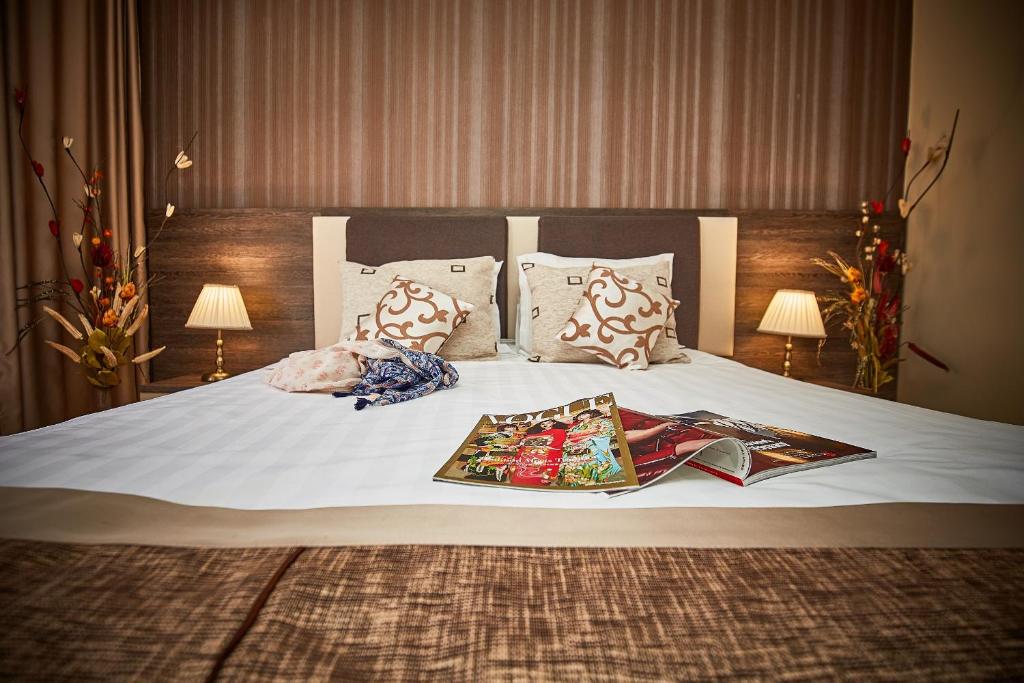 Двухместный (Двухместный номер Делюкс с 1 кроватью или 2 отдельными кроватями, без балкона) отеля Rina Sinaia Hotel, Синая