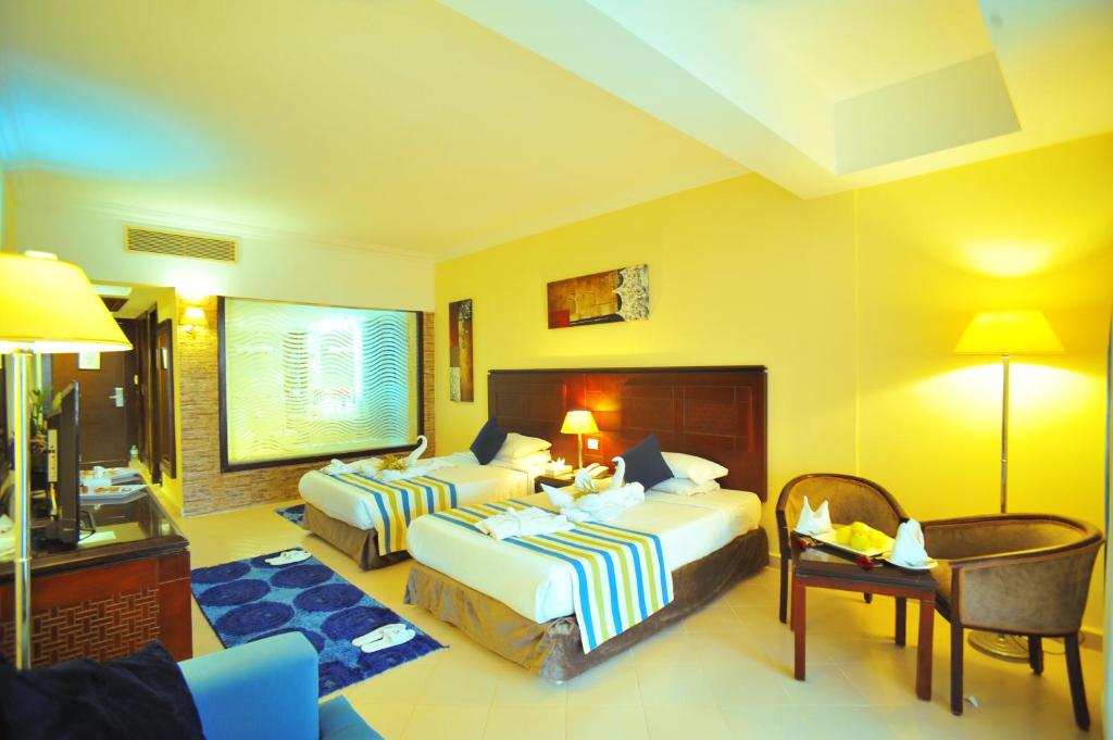 Двухместный (Двухместный номер Делюкс с 1 кроватью и видом на море) курортного отеля Sea Beach Aqua Park Resort, Шарм-эль-Шейх