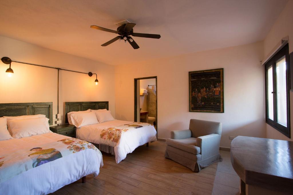 Двухместный (Двухместный номер Делюкс с 2 двуспальными кроватями) отеля Casa Nare, Сан-Мигель-де-Альенде
