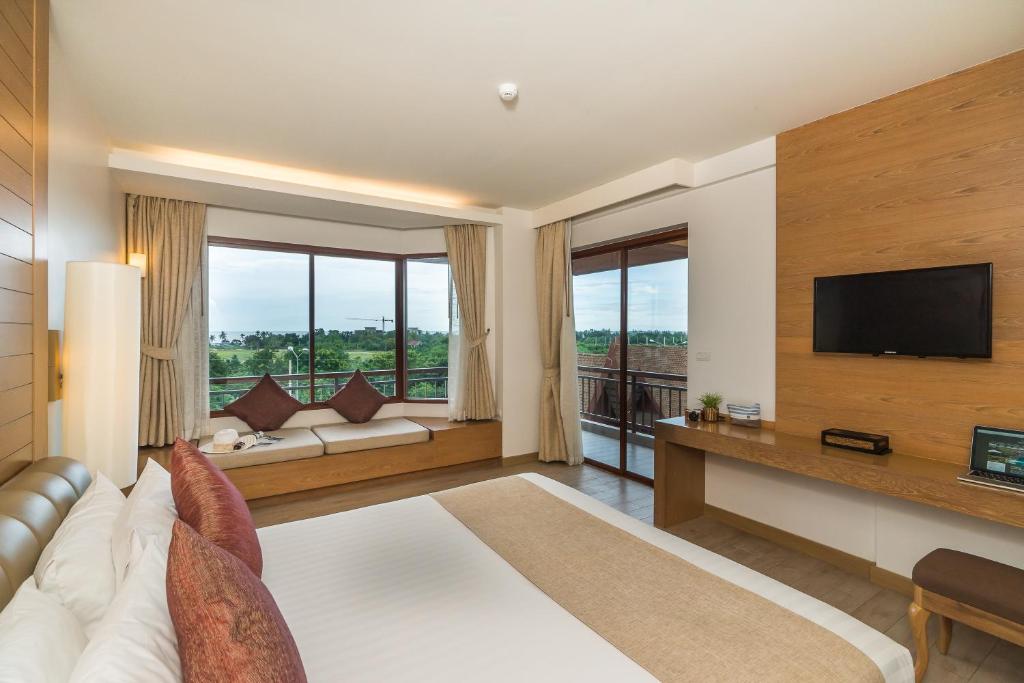 Двухместный (Двухместный номер Делюкс с 1 кроватью) курортного отеля Ayrest Hua Hin, Хуахин