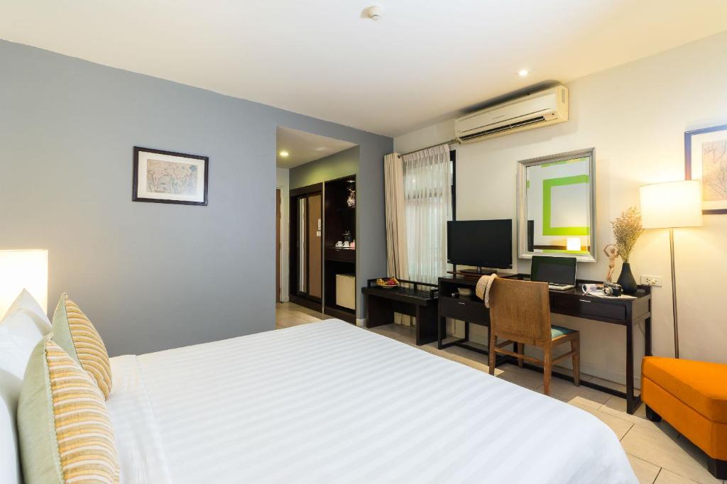 Двухместный (Специальное предложение - Стандартный двухместный номер с 1 кроватью или 2 отдельными кроватями), Hotel De Bangkok