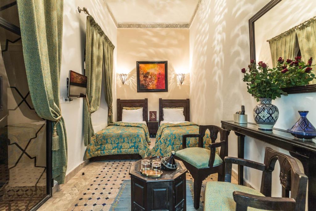 Двухместный (Двухместный номер «Комфорт» с 1 кроватью) отеля Riad Nasreen, Марракеш