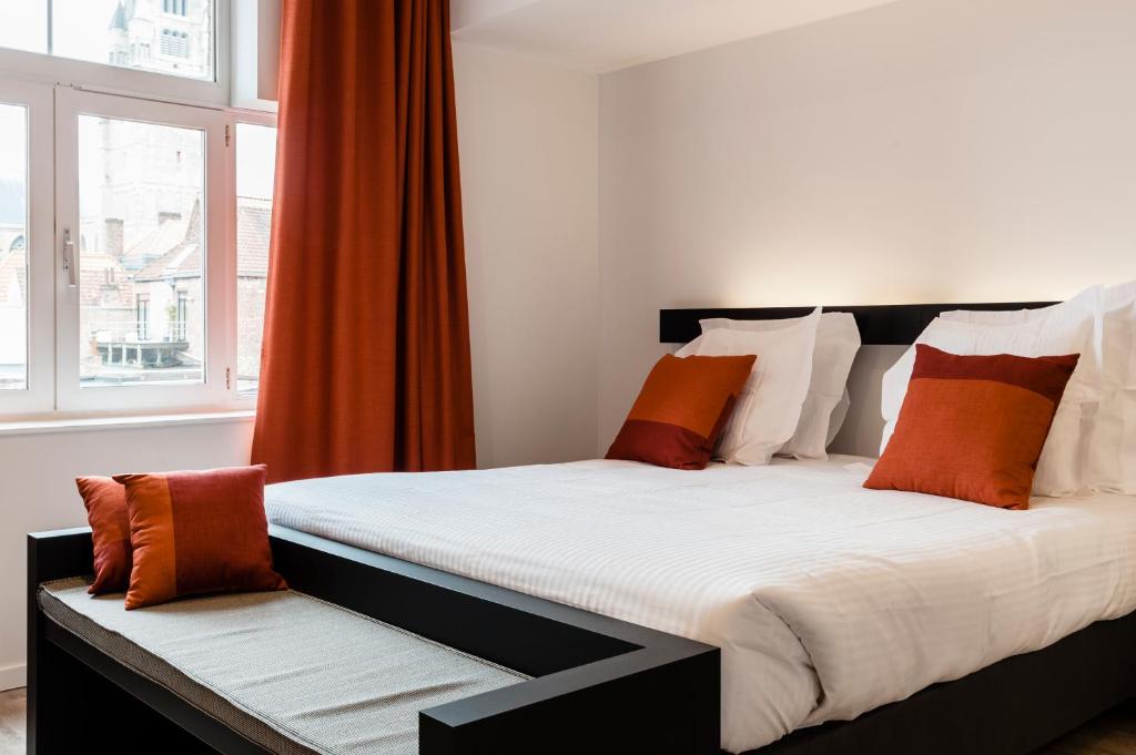 Двухместный (Стандартный двухместный номер с 1 кроватью или 2 отдельными кроватями) отеля Hotel Portinari, Брюгге