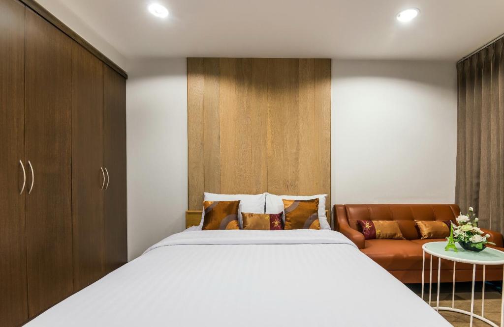 Двухместный (Двухместный номер Делюкс с 1 кроватью) апарт-отеля BB Garden Resort, Бангкок