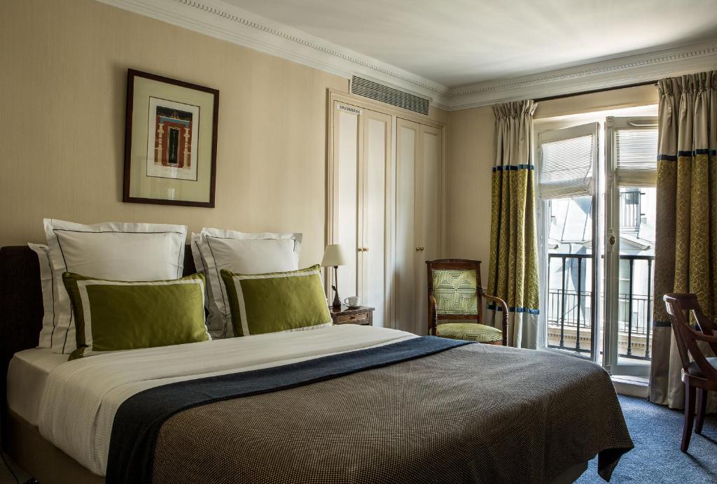 Двухместный (Улучшенный двухместный номер с 1 кроватью) отеля Hôtel Brighton - Esprit de France, Париж