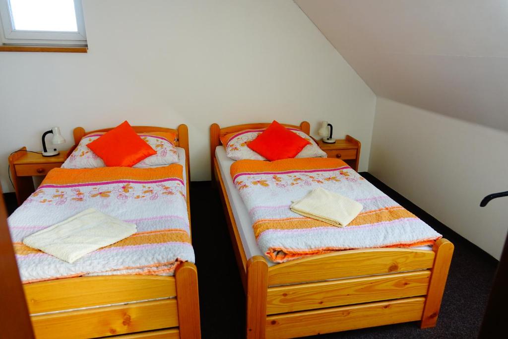 Двухместный (Двухместный номер с 2 отдельными кроватями и ванной комнатой - Мансарда) гостевого дома U Studánky, Карловы Вары