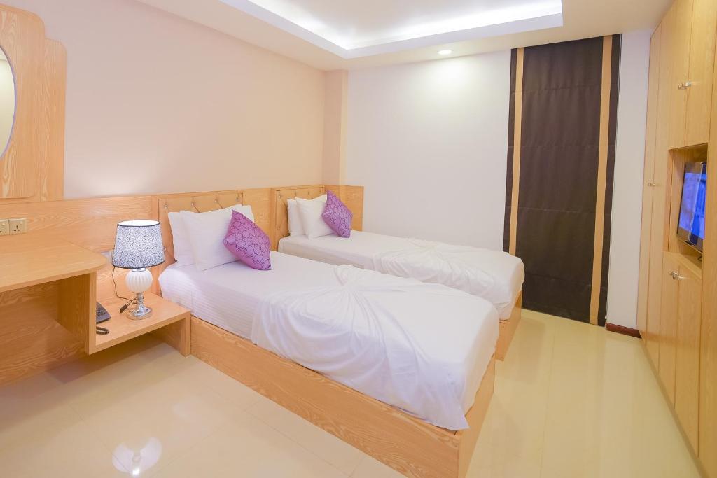 Двухместный (Двухместный номер Делюкс с 2 отдельными кроватями) гостевого дома Hathaa Beach Maldives, Хулхумале