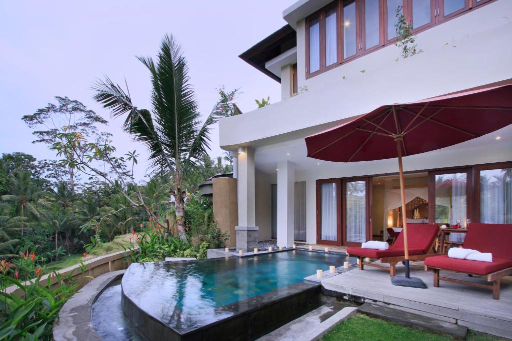 Вилла (Вилла с 2 спальнями и собственным бассейном) курортного отеля Puri Sebali Resort, Убуд