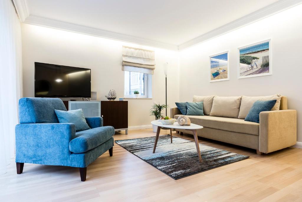 Апартаменты (Апартаменты с 2 спальнями: 19/1 Helska Street), Sanhaus Apartments