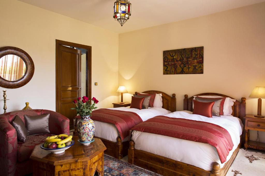 Двухместный (Стандартный двухместный номер с 2 отдельными кроватями) отеля Villa Quieta, Эс-Сувейра