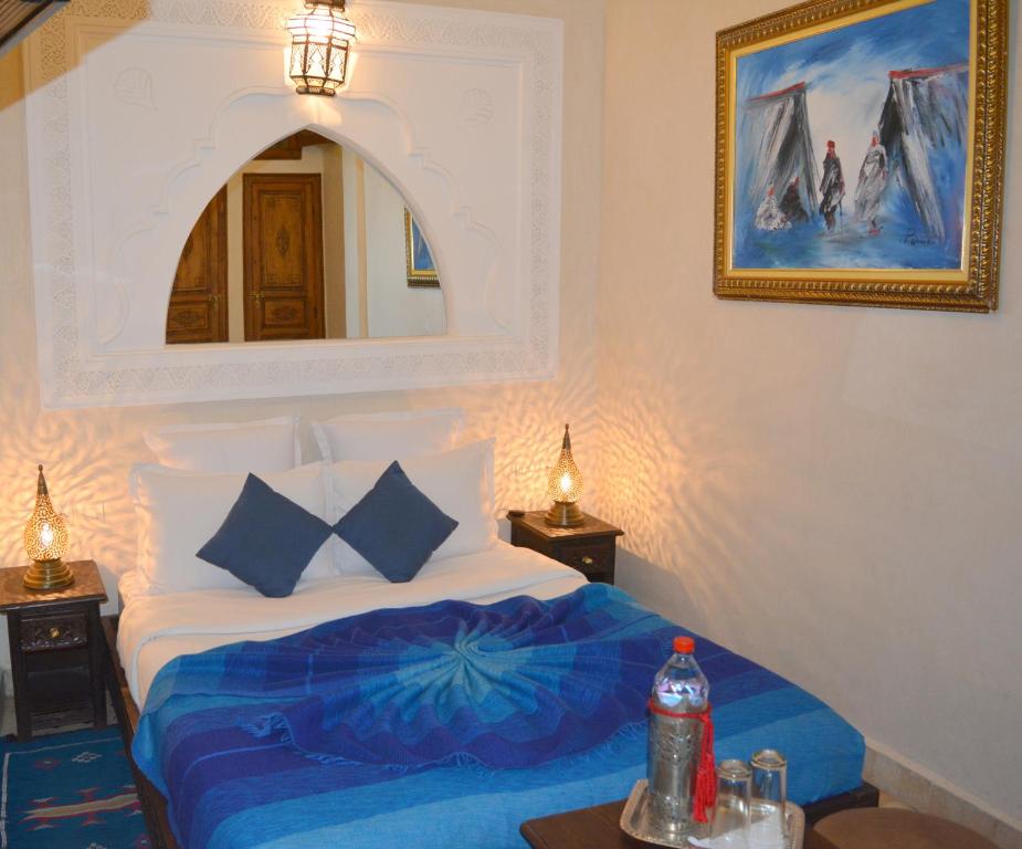 Двухместный (Двухместный номер Indigo LittleSon с 1 кроватью) отеля Riad Ghali & SPA, Марракеш