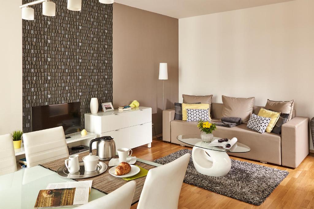 Апартаменты (Апартаменты с 1 спальней) апарт-отеля 7Seasons Apartments Budapest, Будапешт