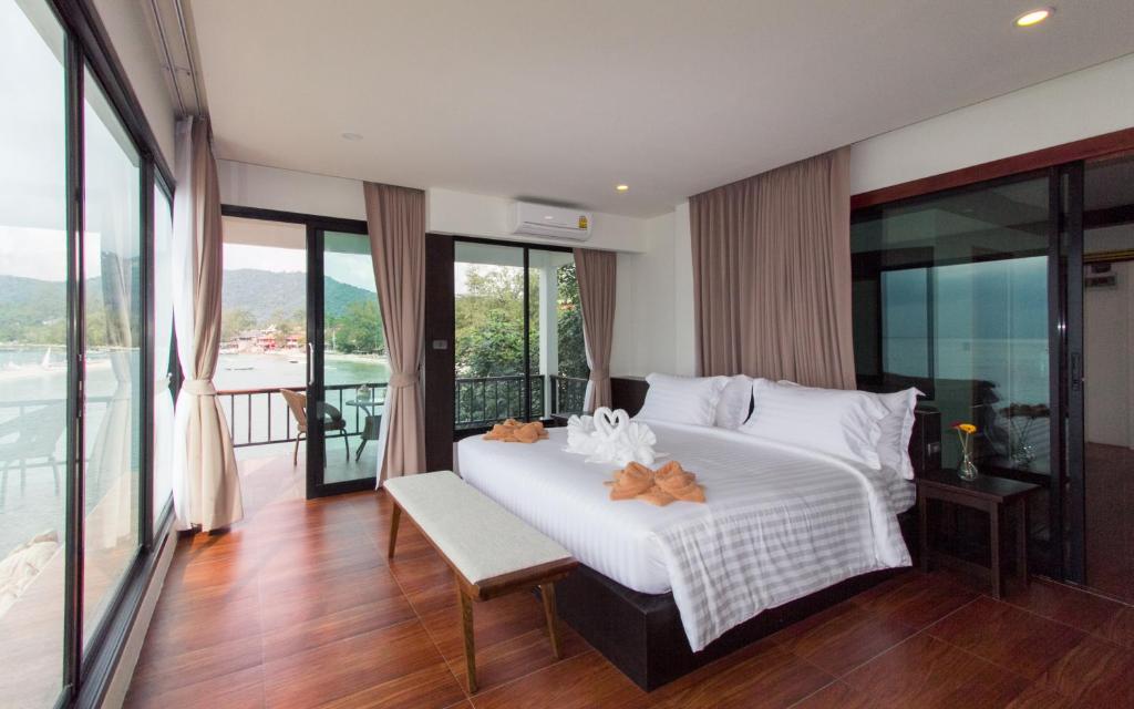 Двухместный (Двухместный номер с 1 кроватью, вид на море) курортного отеля Simple Life Cliff View Resort, Ко Тао