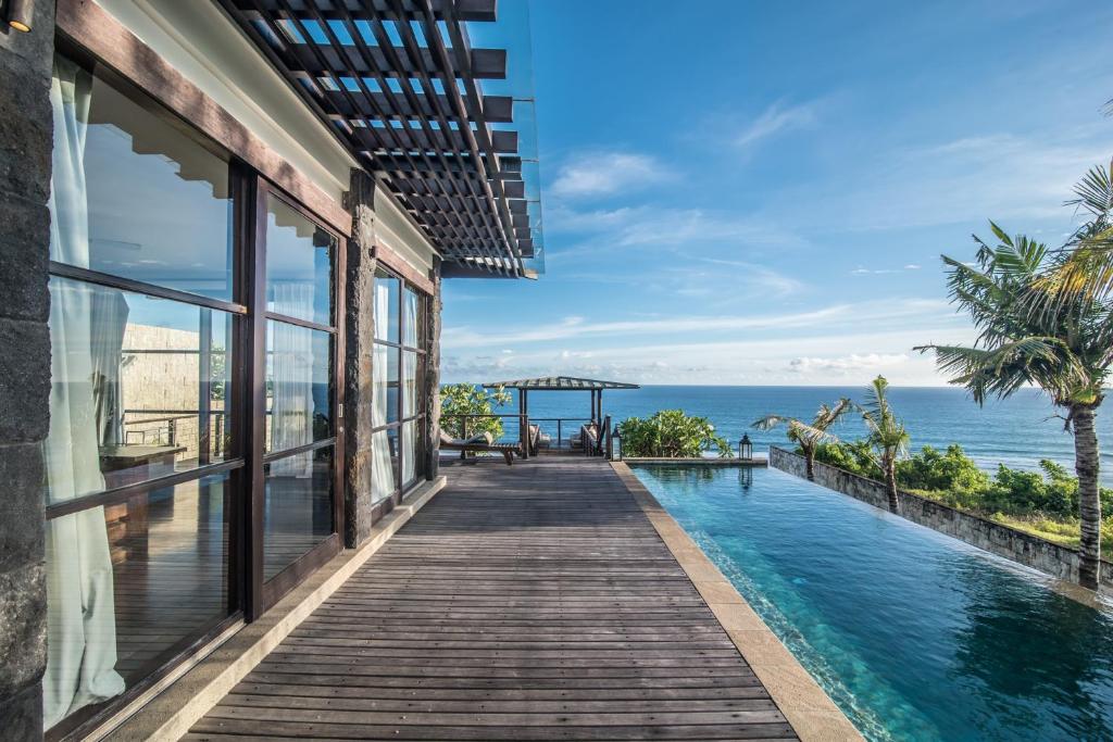 Вилла (Вилла Banyu Biru с видом на океан в комплексе Pandawa Cliff), Pandawa Cliff Edge Ocean View Banyu Biru Villa