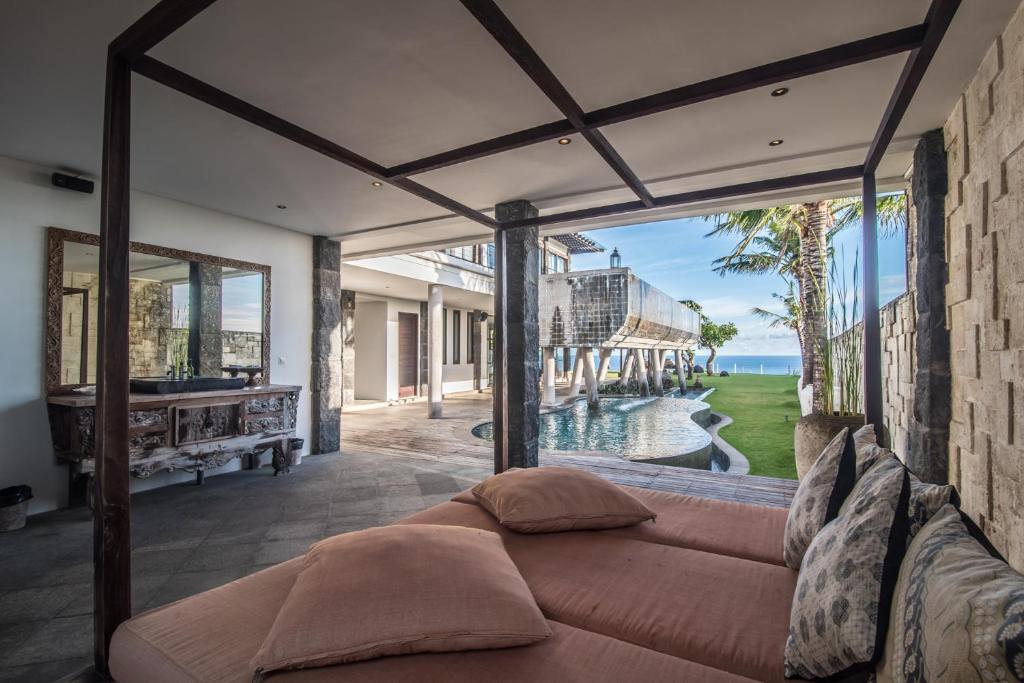 Вилла (Вилла Banyu Biru с видом на океан в комплексе Pandawa Cliff), Pandawa Cliff Edge Ocean View Banyu Biru Villa