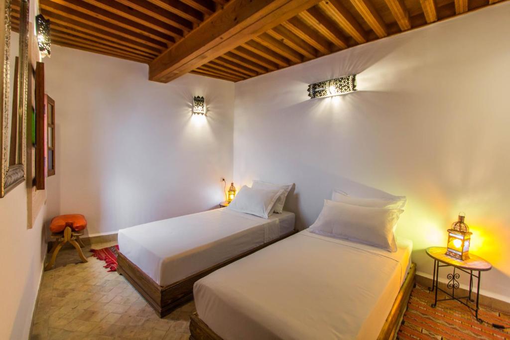 Двухместный (Двухместный номер с 1 кроватью или 2 отдельными кроватями и балконом) отеля Dar Bhija, Фес
