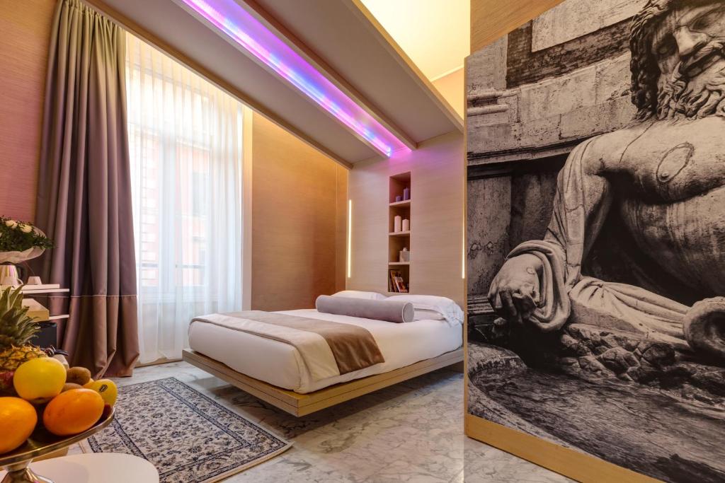 Двухместный (Двухместный номер «Комфорт» с 2 односпальными кроватями) отеля Dharma Hotel & Luxury Suites, Рим