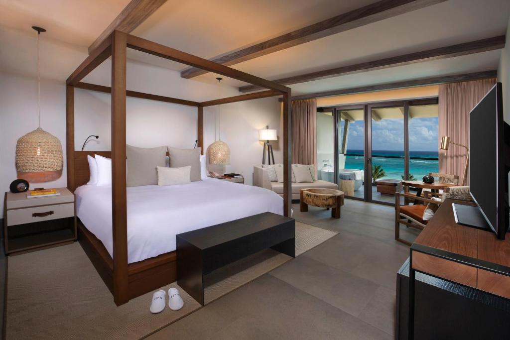 Двухместный (Номер Alcoba с кроватью размера «king-size», рядом с океаном - 2) курортного отеля UNICO 20°N 87°W - Riviera Maya, Акумаль