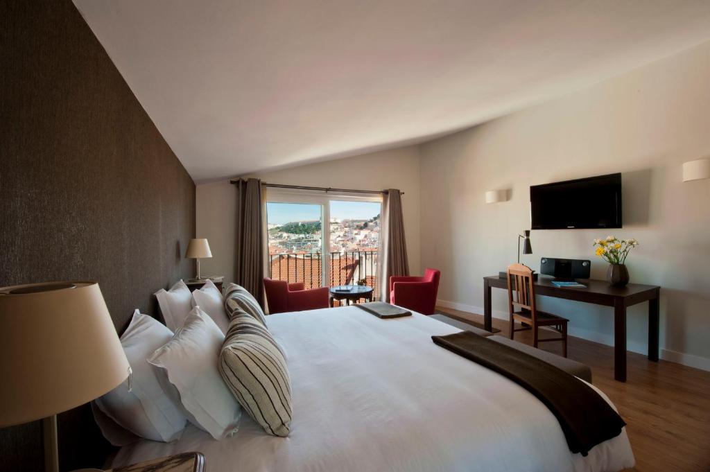 Двухместный (Двухместный номер с 1 кроватью и панорамным видом) гостевого дома Casa Balthazar, Лиссабон