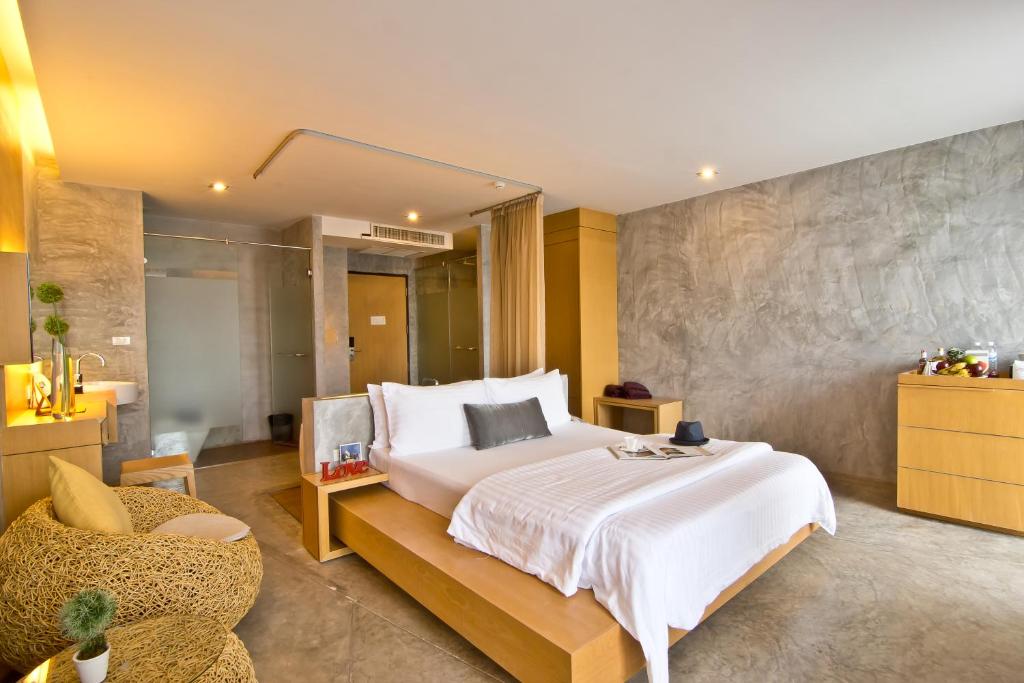 Двухместный (Двухместный номер Делюкс M с 1 кроватью или 2 отдельными кроватями) отеля The Now, Паттайя