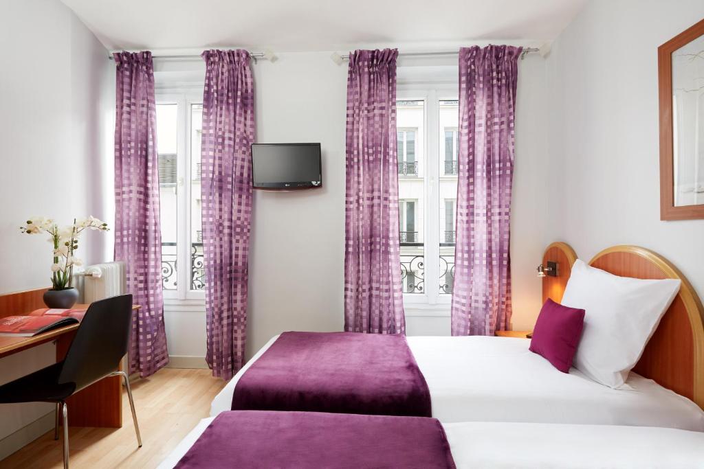 Двухместный (Двухместный номер с 2 отдельными кроватями) отеля Hôtel Viator, Париж