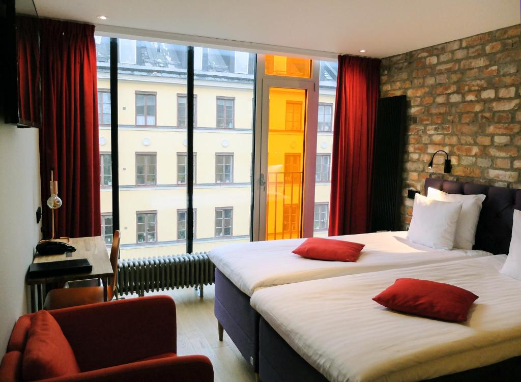 Двухместный (Стандартный двухместный номер с 1 кроватью или 2 отдельными кроватями) отеля Hellstens Glashus, Стокгольм