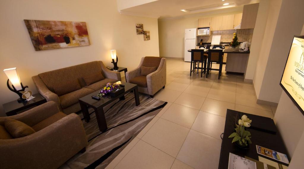 Апартаменты (Классические апартаменты с 2 спальнями) апарт-отеля Ivory Grand Hotel Apartments, Дубай